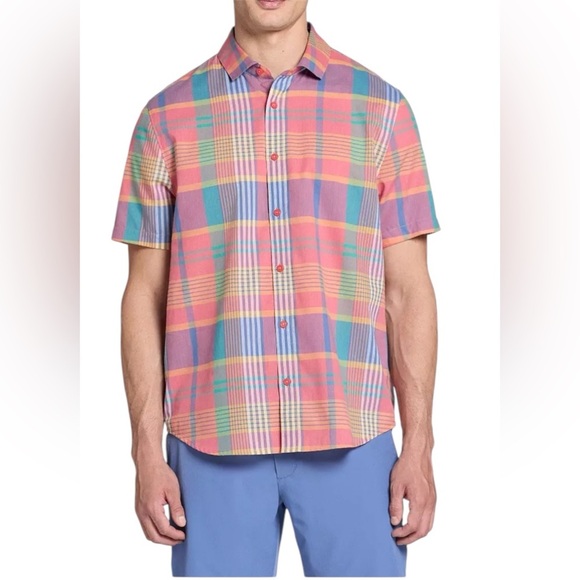 Walter Hagen Men’s Clubhouse Short Sleeve Button Down Shirt Large NEW With Tags - Picture 1 of 5